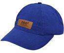 Odo-Cap mit Lederpatch, royalblau