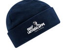 Fleece-Beanie mit Druck (komplettes Logo), navy