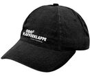 Odo-Cap mit Kaffeeklappen-Schriftzug, schwarz